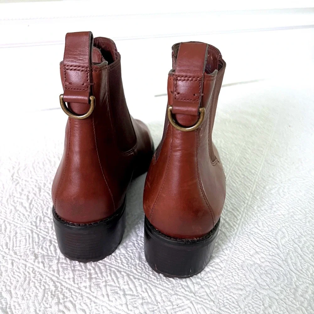Cole Haan Chelsea Boots 11B Womens Waterproof Leather Brown W00220 Grand.OS